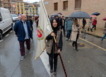 Celebración de la festividad de San Andrés en Estella.