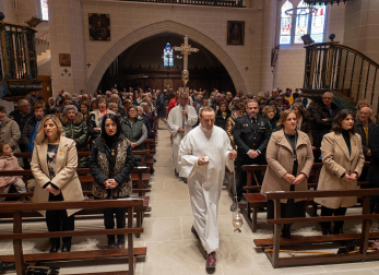 Celebración de la festividad de San Andrés en Estella.