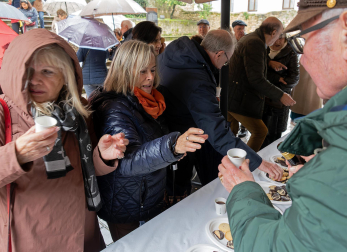 Celebración de la festividad de San Andrés en Estella.