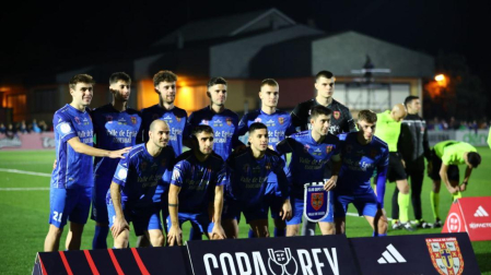 Alineación del Valle de Egüés frente al Real Mallorca