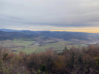 Vistas desde el monte Ezcaba.
