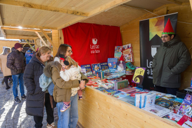 Fotos del mercado de Navidad de Tudela.
