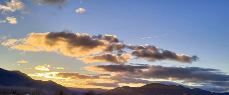 Atardecer en Gallipienzo.
