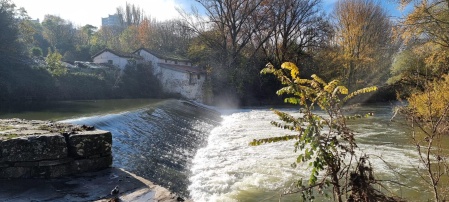 La Biurdana, ya en invierno.