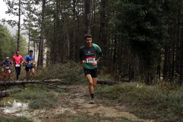 Participantes en las carreras disputadas en la IV Sansilbestrail de Zubiri./