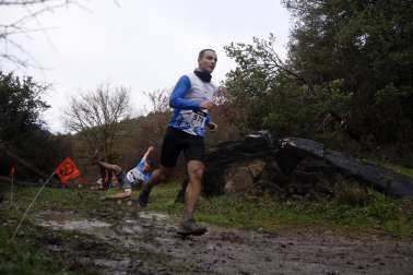 Participantes en las carreras disputadas en la IV Sansilbestrail de Zubiri./