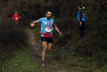 Participantes en las carreras disputadas en la IV Sansilbestrail de Zubiri./