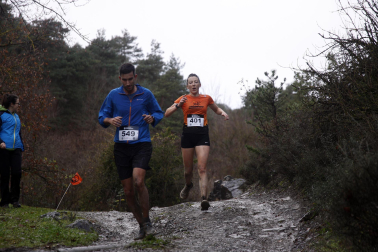 Participantes en las carreras disputadas en la IV Sansilbestrail de Zubiri./
