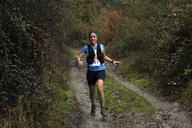Participantes en las carreras disputadas en la IV Sansilbestrail de Zubiri./