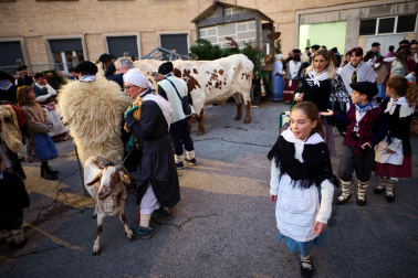 Visita del Olentzero a Pamplona este domingo, 24 de diciembre./