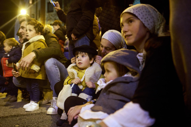 Visita del Olentzero a Pamplona este domingo, 24 de diciembre./