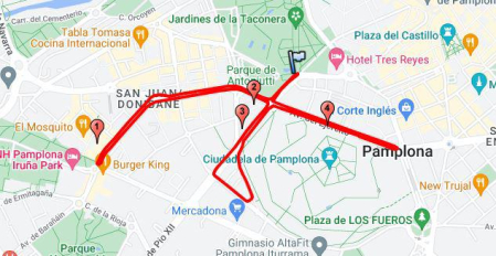 Recorrido de la San Silvestre 2023