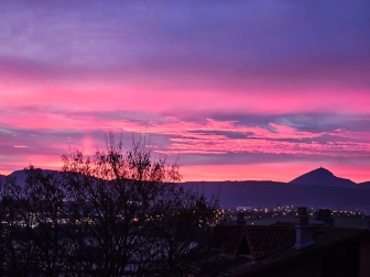 Amanecer desde Cordovilla. /