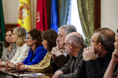 Pleno del Ayuntamiento de Pamplona que vota la moción de censura contra Cristina Ibarrola (UPN).