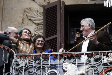 Joseba Asiron (EH Bildu), nuevo alcalde de Pamplona tras la moción de censura a Cristina Ibarrola (UPN).