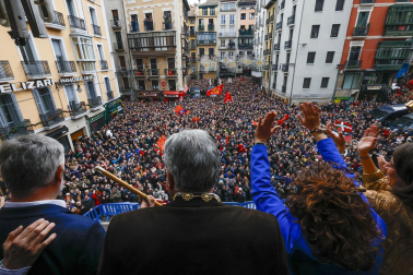 Joseba Asiron (EH Bildu), nuevo alcalde de Pamplona tras la moción de censura a Cristina Ibarrola (UPN).