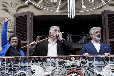 Joseba Asiron (EH Bildu), nuevo alcalde de Pamplona tras la moción de censura a Cristina Ibarrola (UPN).