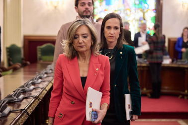 Imágenes de la moción de censura y nombramiento de Joseba Asiron como alcalde de Pamplona./