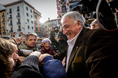 Imágenes de la moción de censura y nombramiento de Joseba Asiron como alcalde de Pamplona./