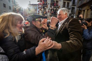 Imágenes de la moción de censura y nombramiento de Joseba Asiron como alcalde de Pamplona./