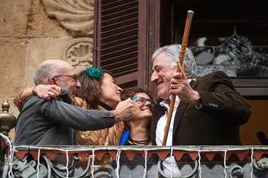 Imágenes de la moción de censura y nombramiento de Joseba Asiron como alcalde de Pamplona./