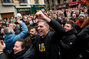 Imágenes de la moción de censura y nombramiento de Joseba Asiron como alcalde de Pamplona./