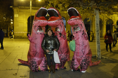 Foto de los disfraces de la Nochevieja 2023 en Pamplona./
