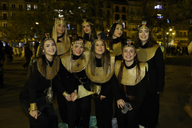 Foto de los disfraces de la Nochevieja 2023 en Pamplona./