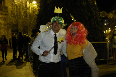 Foto de los disfraces de la Nochevieja 2023 en Pamplona./