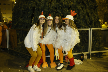 Foto de los disfraces de la Nochevieja 2023 en Pamplona./