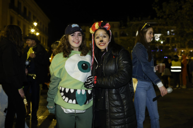 Foto de los disfraces de la Nochevieja 2023 en Pamplona./