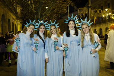 Foto de los disfraces de la Nochevieja 2023 en Pamplona./