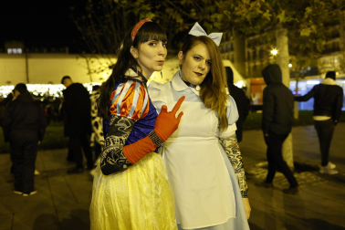 Foto de los disfraces de la Nochevieja 2023 en Pamplona./
