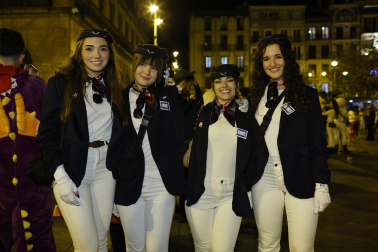 Foto de los disfraces de la Nochevieja 2023 en Pamplona./