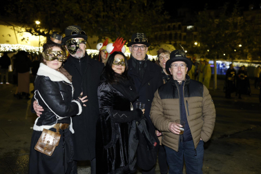 Foto de los disfraces de la Nochevieja 2023 en Pamplona./