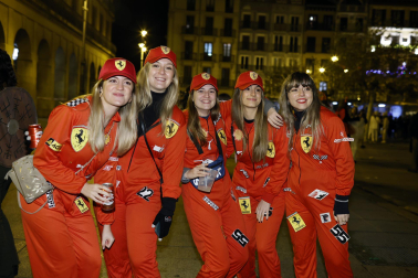 Foto de los disfraces de la Nochevieja 2023 en Pamplona./