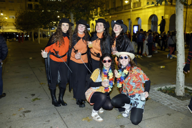 Foto de los disfraces de la Nochevieja 2023 en Pamplona./