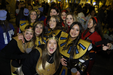 Foto de los disfraces de la Nochevieja 2023 en Pamplona./