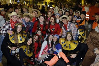 Foto de los disfraces de la Nochevieja 2023 en Pamplona./