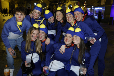 Foto de los disfraces de la Nochevieja 2023 en Pamplona./