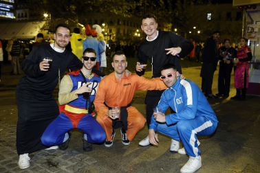 Foto de los disfraces de la Nochevieja 2023 en Pamplona./