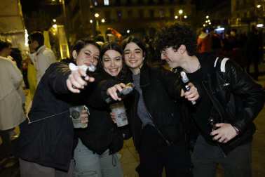 Foto de los disfraces de la Nochevieja 2023 en Pamplona./