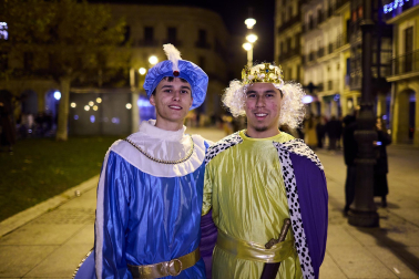 Foto de los disfraces de la Nochevieja 2023 en Pamplona./