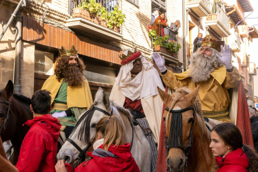 Misterio de los Reyes Magos de Sangüesa 2024.