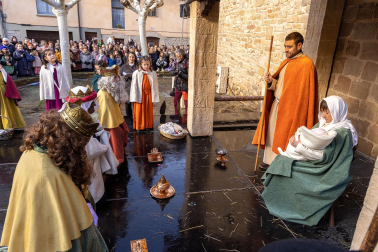 Misterio de los Reyes Magos de Sangüesa 2024.
