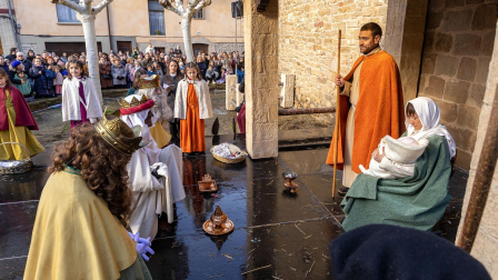 Misterio de los Reyes Magos de Sangüesa 2024.