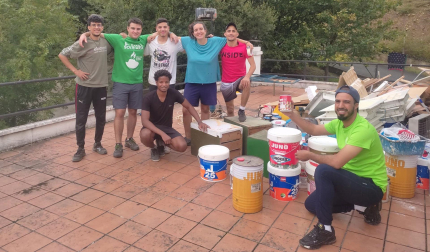 Una imagen del proyecto “Apoyo a la emancipación e inserción sociolaboral de jóvenes migrantes”