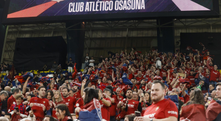 Aficionados de Osasuna en Riad