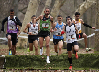 Campeonato Navarro de Cross 2024 en Estella.