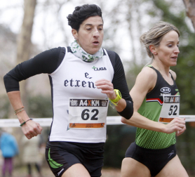 Campeonato Navarro de Cross 2024 en Estella.